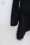 marc le bihan spencer tulle jacket 2210 black
